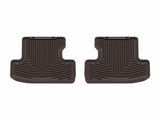 WeatherTech 21-23 Ford Mustang Mach 1 2nd Row Rear All-Weather Floor Mats - Cocoa