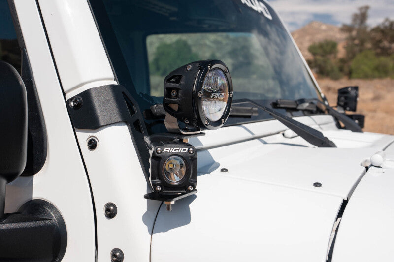 DV8 07-18 Jeep Wrangler JK Dual Pod Light Mounts