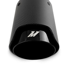 Load image into Gallery viewer, Mishimoto Carbon Fiber Muffler Tip 2.5in Inlet 3.5in Outlet M Black