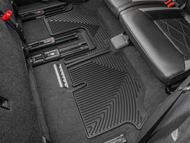 WeatherTech 18-26 Volkswagen Atlas-Bench 2nd Row-3rd Row Rear All-Weather Floor Mats - Black