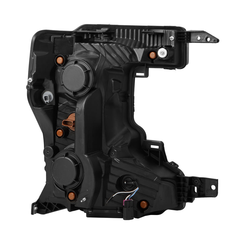 AlphaRex 20-22 Ford F-250/350/450 SD LUXX-Series LED Proj Headlights Alpha-Bk w/Acv Light SS & SBDRL