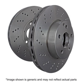 EBC 77-90 Porsche 911 3.3T RK Premium Cross-Drilled Front Rotors