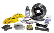 Load image into Gallery viewer, EBC Racing Volkswagen Polo GTI (AW) Yellow Apollo-4 Calipers 330mm Rotors Front Big Brake Kit