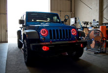Load image into Gallery viewer, Oracle 07-17 Jeep Wrangler Surface Mount LED Headlight Halo Kit - Red