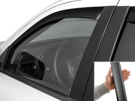 WeatherTech 11-26 Dodge Durango Front Front Side Window Deflectors - Matte Blk