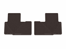 WeatherTech 2026 Honda Passport 2nd Row Rear All-Weather Floor Mats - Cocoa