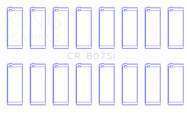 King Engine Bearings Chevrolet SBC 307Ci 350Ci & Gen Iii/Iv (Size STDX) Connecting Rod Bearing Set