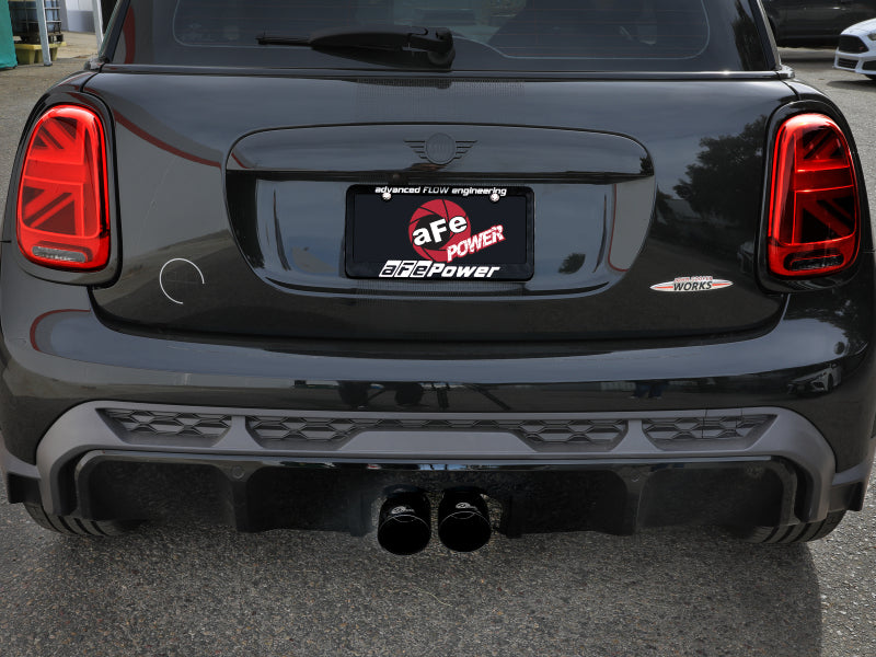 aFe 14-24 Mini Cooper S MACH Force-Xp 3in to 2-1/2in 304SS Cat-Back Exhaust w/ Black Tip