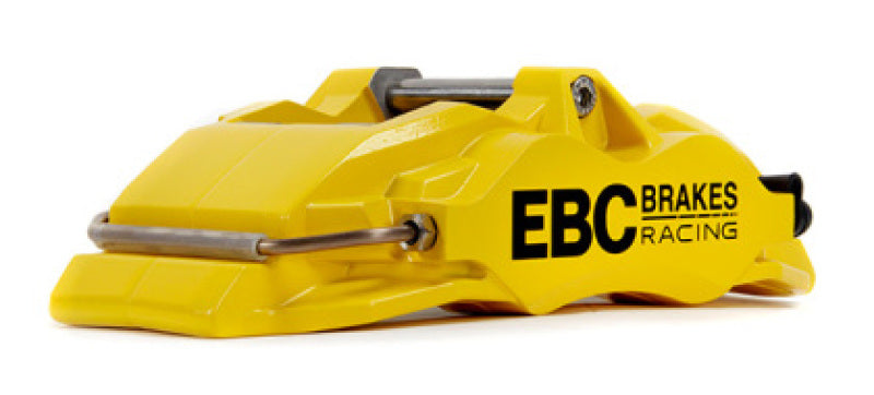 EBC Racing 17-22 Honda Civic Type-R (FK8) Yellow Apollo-6 Front Right Caliper