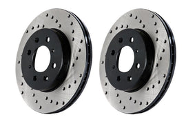Centric 08-09 Lexus IS-F Drilled Rear Rotor