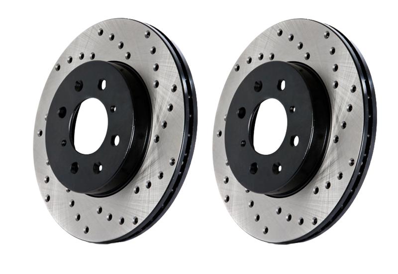 Centric 03-04 Audi RS6 Drilled Right Front OE Design Brake Rotor