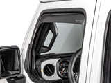 WeatherTech 20-26 Jeep Gladiator JT Front Front Side Window Deflectors-Dark Tint