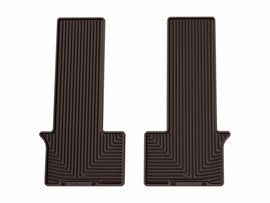 WeatherTech 22-26 Kia Carnival 2nd Row Rear All-Weather Floor Mats 2pc - Cocoa