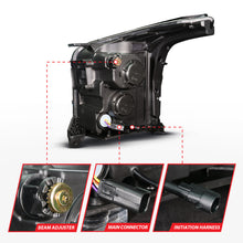 Load image into Gallery viewer, ANZO 15-20 GMC Yukon (Incl XL - Factory Halogen Models) Full LED Proj Headlights Black - Pass. Side