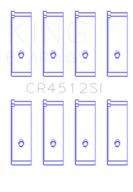 King Engine Bearings Honda D17A1/2 1.7L 16V (Size +1.0mm) Connecting Rod Bearing Set