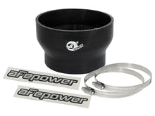 Load image into Gallery viewer, aFe Magnum FORCE Intake Coupling Kit (4-1/3 IN ID to 3-1/2 IN ID x 2-3/4 IN L) Straight Black