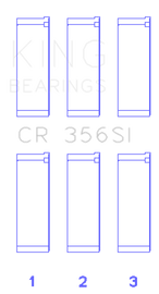 King Engine Bearings Smart M 132.910/930 Connecting Rod Bearing Set