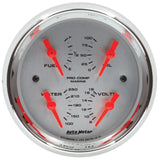 Autometer Marine Chrome 3-3/8in Gauge - 100PSI