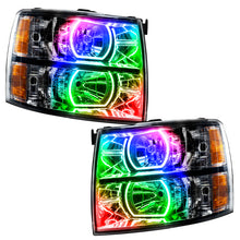Load image into Gallery viewer, Oracle 07-13 Chevrolet Silverado SMD HL - Black - Square - ColorSHIFT w/ BC1 Controller