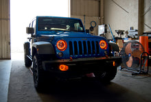 Load image into Gallery viewer, Oracle 07-17 Jeep Wrangler Surface Mount LED Headlight Halo Kit - Amber
