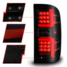 Load image into Gallery viewer, ANZO 15-19 Chevrolet Silverado 2500 HD/3500 HD LED Taillight w/ Sequential Black Housing/Smoke Lens