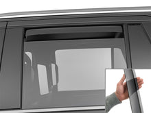 Load image into Gallery viewer, WeatherTech 21-26 Cadillac Escalade Rear Rear Side Window Deflectors-Dark Tint