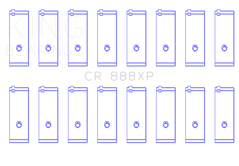 King Engine Bearings Toyota 1UZ-FE/2UZ-FE/3UZ-FE Connecting Rod Bearing Set