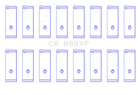 King Engine Bearings Toyota 1UZ-FE/2UZ-FE/3UZ-FE Connecting Rod Bearing Set