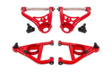 BMR 67-69 GM F-Body / 68-74 X-Body Non-Adj. Upper & Lower A-Arms (Polyurethane) - Red