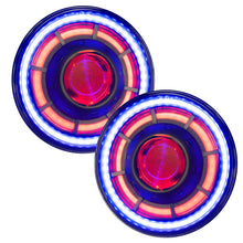 Load image into Gallery viewer, ORACLE Lighting 0718 Jeep Wrangler JK Oculus 7in ColorSHIFT Bi-LED Projector Headlights