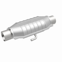 Load image into Gallery viewer, MagnaFlow Universal Catalytic Converter 2.5in ID Inlet/Outlet Center/Center Oval Rear