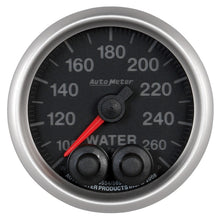 Load image into Gallery viewer, Autometer Elite 52mm 100-260 Degrees F Water Temperature Peak and Warn Gauge w/ Electronic Control