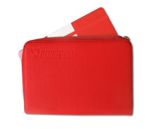 Load image into Gallery viewer, Akrapovic Leather Zip Notebook (M) red