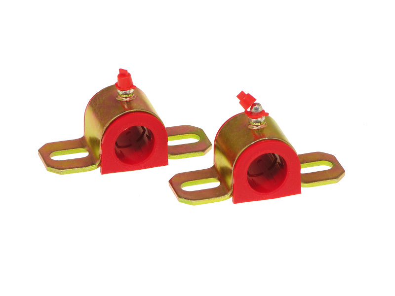 Prothane Universal Greasable Sway Bar Bushings - 23MM - Type A Bracket - Red