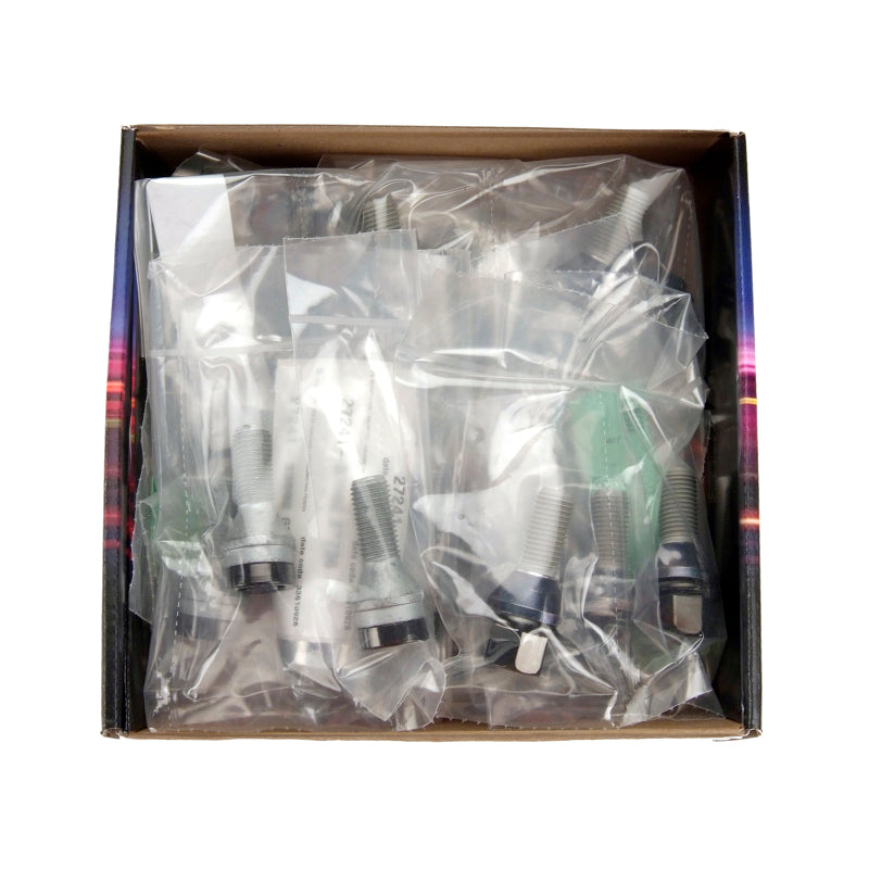 McGard 5 Lug Hex Install Kit w/Locks (Cone Seat Bolt) M14X1.5 / 17mm Hex / 28.0mm Shank L. - Black