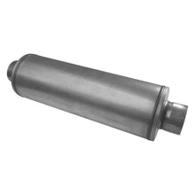 Load image into Gallery viewer, Diamond Eye Muffler 4in SGL IN/4in DUAL OUT Y 31in OVERALL LENGTH LOUVERED AL