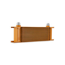 Load image into Gallery viewer, Mishimoto Universal 13-Row Oil Cooler Gold