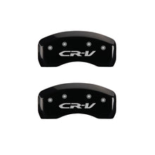 Load image into Gallery viewer, MGP 4 Caliper Covers Engraved Front Honda Engraved Rear CR-V Black finish silver ch