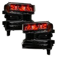 Load image into Gallery viewer, Oracle 19-21 Silverado/Sierra 1500 RGB Demon Eye Headlight Kit - w/o Controller
