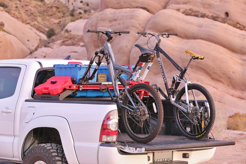 Fabtech 20-21 Jeep Gladiator 4WD Cargo Rack Bike Mount Kit