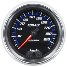 Load image into Gallery viewer, Autometer Cobalt Gauge Speedometer 3 3/8in 225Km/H GSP Cobalt