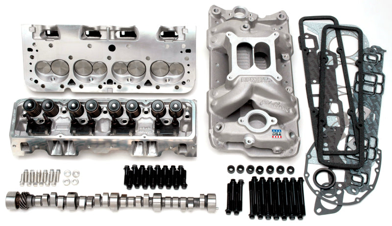 Edelbrock 435Hp Total Power Package Top-End Kit for Use On 1955 And Later SB-Chevy