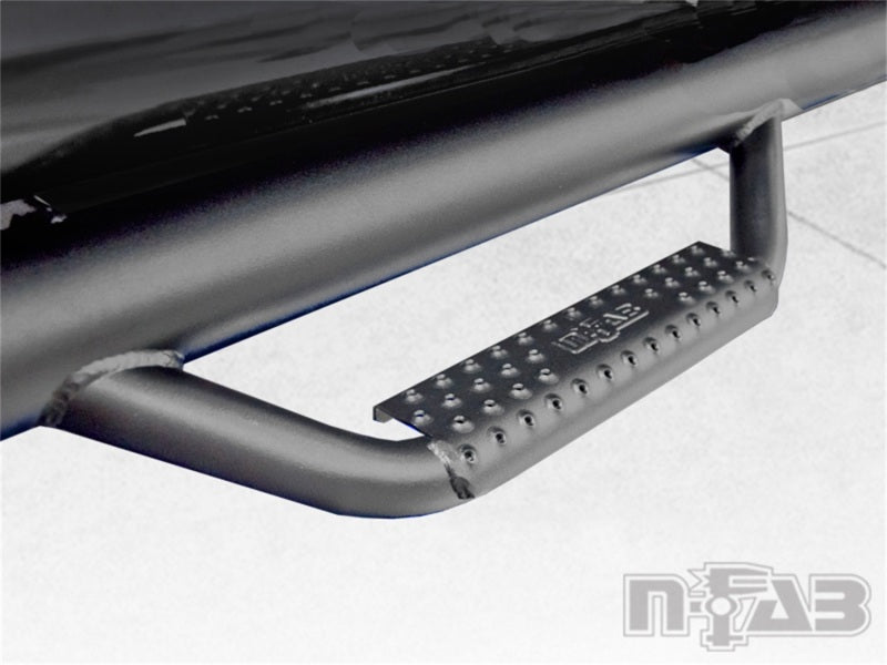 N-Fab Nerf Step 07-13 Chevy-GMC 2500/3500 Regular Cab 8ft Bed - Tex. Black - Bed Access - 3in