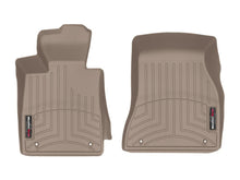 Load image into Gallery viewer, WeatherTech 2017+ BMW 5-Series Front FloorLiner - Tan (xDrive Only - Does Not Fit RWD)