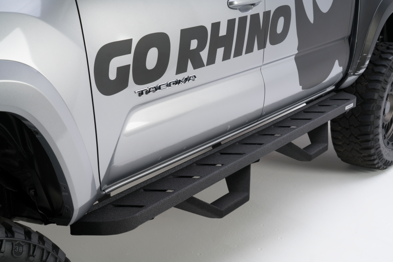 Go Rhino 07-18 Jeep Wrangler JK RB10 Complete Kit w/RB10 + Brkts + 1 pair RB10 Drop Steps