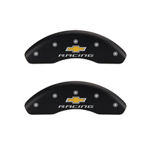 Load image into Gallery viewer, MGP 4 Caliper Covers Engraved Front &amp; Rear Gen 2/Viper Black finish silver ch