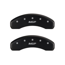 Load image into Gallery viewer, MGP Rear set 2 Caliper Covers Engraved Rear MGP Red finish silver ch