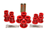 Energy Suspension 89-94 Toyota Pick Up 2WD (Exc T-100/Tundra) Red Rear Leaf Spring Bushing Set