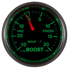 Load image into Gallery viewer, Autometer GS 52mm 30 in Hg/20 psi Mechanical Vacuum/Boost Gauge
