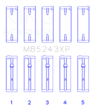 Load image into Gallery viewer, King Engine Bearings Nissan SR20DE/DET (2.0L) Performance Main Bearing Set - Size +0.25mm